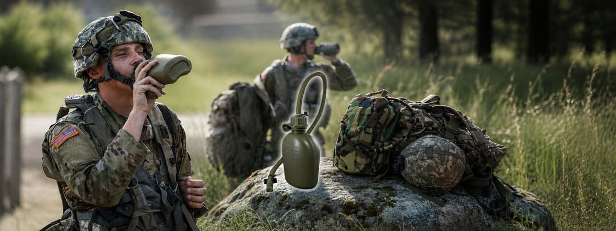 Canteen straw kit add hands free straw to your GI canteen.